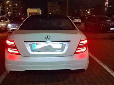 Mercedes-Benz Classe C BlueEFFICIENCY Coupé Bianco usata SCANDICCI