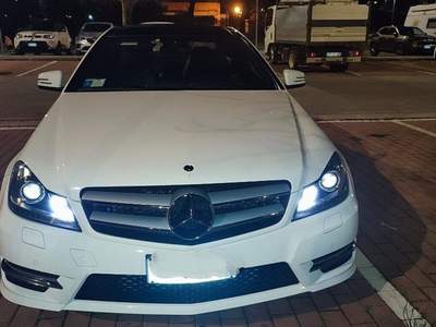 Mercedes-Benz Classe C BlueEFFICIENCY Coupé Bianco usata SCANDICCI