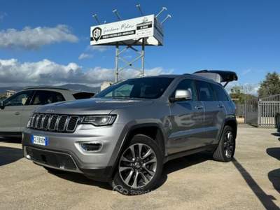 Jeep Grand Cherokee  3.0 V6 Limited 250cv auto my18 E6d Argento usata Spigno Saturnia