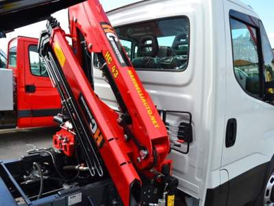 Iveco Daily MY24 35C16 3.0 GRU HC38 E RIBALTABILE GEMELLATO Bianco usata COMACCHIO