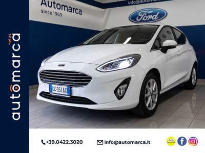 Ford Fiesta 1.0 Ecoboost Hybrid 125 CV 5 porte Titanium Bianco usata Silea