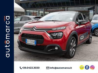 Citroen C3 BlueHDi 100 S&S Shine Rosso usata Silea