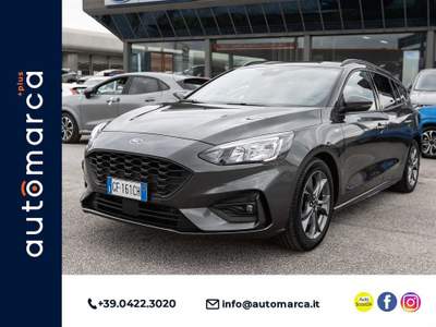 Ford Focus 1.0 EcoBoost Hybrid 125 CV SW ST-Line Grigio usata Silea