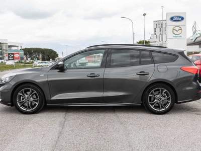 Ford Focus 1.0 EcoBoost Hybrid 125 CV SW ST-Line Grigio usata Silea