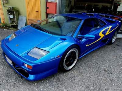 Lamborghini Diablo SV 1° OF 80 AL MONDO - UFFICIALE ITALIANA!!! Blu/Azzurro usata Reggio nell'Emilia