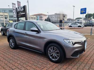 Alfa Romeo Stelvio 2.2 Turbodiesel 160 CV AT8 RWD NAVI-BI XENO LED Grigio usata Rimini