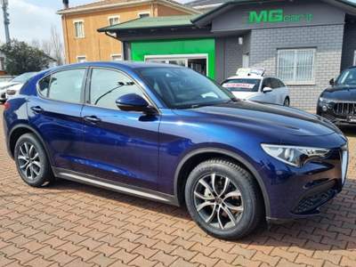 Alfa Romeo Stelvio 2.2 Turbodiesel 160 CV AT8 NAVI-XENO LED-CERCHI 18 Blu/Azzurro usata Rimini
