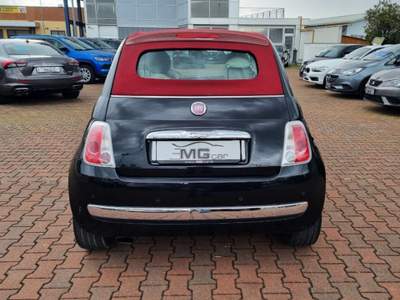 Fiat 500 BENZINA 85cv Lounge PELLE-CAPOTTA ELETTRICA Nero usata Rimini