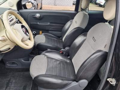 Fiat 500 BENZINA 85cv Lounge PELLE-CAPOTTA ELETTRICA Nero usata Rimini