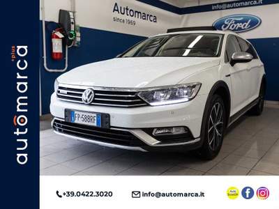Volkswagen Passat Alltrack 2.0 TDI 190 CV 4MOTION DSG BMT Bianco usata Silea