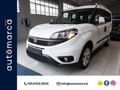 Fiat Doblò 1.4 T-Jet 16V Easy 7 posti Bianco usata Silea
