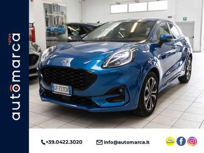 Ford Puma 1.0 EcoBoost Hybrid 125 CV S&S ST-Line Blu/Azzurro usata Silea