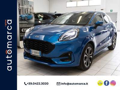 Ford Puma 1.0 EcoBoost Hybrid 125 CV S&S ST-Line Blu/Azzurro usata Silea