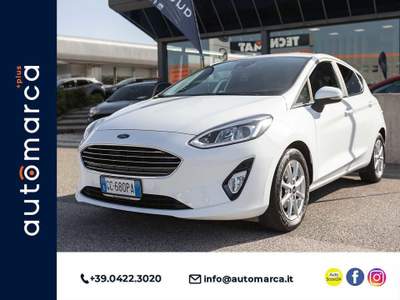 Ford Fiesta 1.0 Ecoboost Hybrid 125 CV 5 porte Titanium Bianco usata Silea