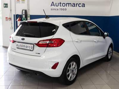 Ford Fiesta 1.0 Ecoboost Hybrid 125 CV 5 porte Titanium Bianco usata Silea