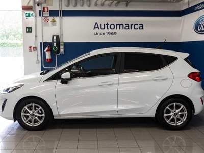 Ford Fiesta 1.0 Ecoboost Hybrid 125 CV 5 porte Titanium Bianco usata Silea