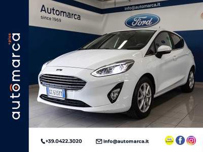 Ford Fiesta 1.0 Ecoboost Hybrid 125 CV 5 porte Titanium Bianco usata Silea