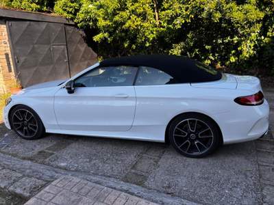 Mercedes-Benz Classe C d Auto Cabrio Premium Plus LUCI AMBIENTE MATRIX Bianco usata Bracciano