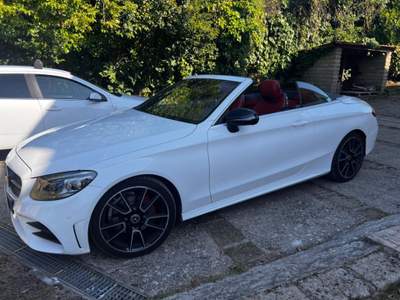 Mercedes-Benz Classe C d Auto Cabrio Premium Plus LUCI AMBIENTE MATRIX Bianco usata Bracciano