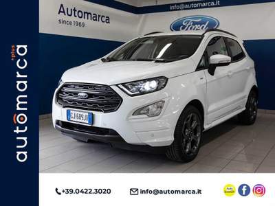 Ford EcoSport 1.0 EcoBoost 125 CV Start&Stop St-Line Bianco usata Silea