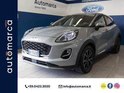 Ford Puma 1.0 EcoBoost Hybrid 125 CV S&S Titanium Grigio usata Silea