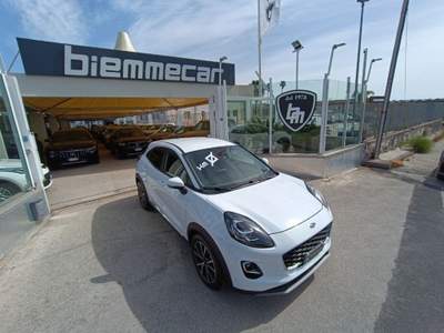 Ford Puma 1.0 EcoBoost Hybrid 125 CV S&S Titanium  i.m Bianco usata Augusta