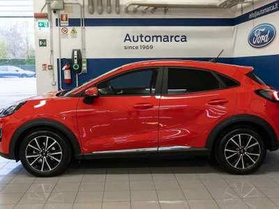 Ford Puma 1.0 EcoBoost Hybrid 125 CV S&S Titanium Rosso usata Silea