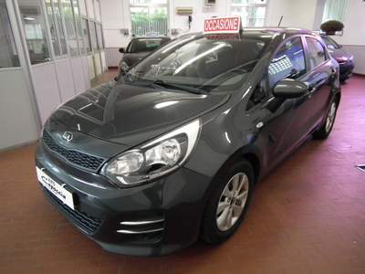 Kia Rio BZ/GPL NEOPATENTATI ! NAVI + TELECAMERA ! Blu/Azzurro usata Milano