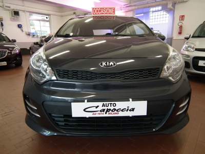 Kia Rio BZ/GPL NEOPATENTATI ! NAVI + TELECAMERA ! Blu/Azzurro usata Milano