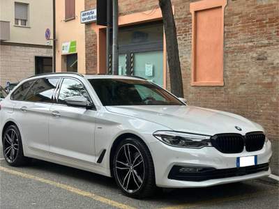 BMW Serie 5 520d d xDrive Touring Sport Line Full Optional Bianco usata Imola