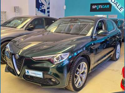 Alfa Romeo Stelvio 2.2 Turbodiesel 210 CV AT8 Q4 Ti Verde usata Sassari