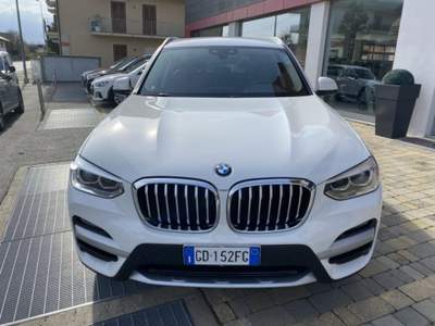BMW X3 xDrive20d 48V xLine NAVI-APP CONN-LED-RETROCAM-19" Bianco usata Alba