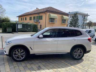 BMW X3 xDrive20d 48V xLine NAVI-APP CONN-LED-RETROCAM-19" Bianco usata Alba