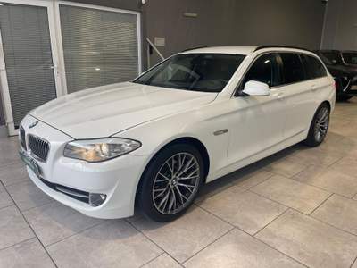 BMW Serie 5 520d d Touring 184CV BI-XENO SED.ELETTRICI MEMORY NAVI Bianco usata POTENZA