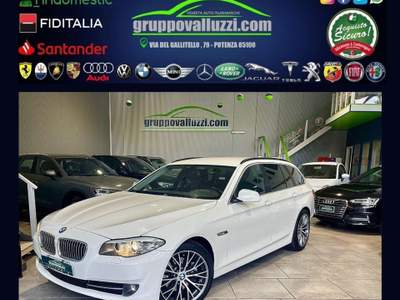 BMW Serie 5 520d d Touring 184CV BI-XENO SED.ELETTRICI MEMORY NAVI Bianco usata POTENZA