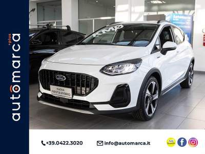 Ford Fiesta 1.0 Ecoboost Hybrid 125 CV 5 porte Active Bianco usata Silea
