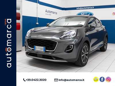 Ford Puma 1.0 EcoBoost Hybrid 125 CV S&S Titanium Grigio usata Silea
