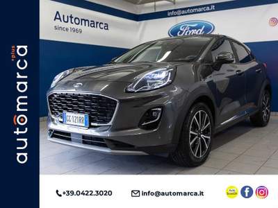 Ford Puma 1.0 EcoBoost Hybrid 125 CV S&S Titanium Grigio usata Silea