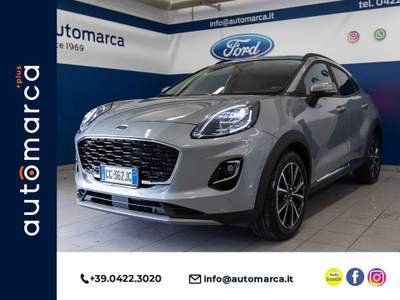 Ford Puma 1.0 EcoBoost Hybrid 125 CV S&S Titanium #CAMERA Grigio usata Silea