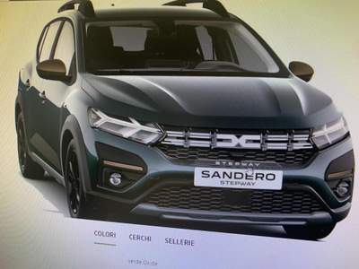 Dacia Sandero Stepway 1.0 TCe ECO-G Extreme Up Verde usata Iglesias