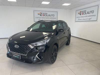 Hyundai Tucson 1.6 CRDi 136CV 48V DCT N Line Nero usata Palermo