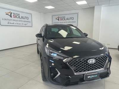 Hyundai Tucson 1.6 CRDi 136CV 48V DCT N Line Nero usata Palermo