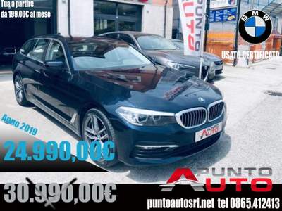 BMW Serie 5 520d d Touring STEPTRONIC-FULL LED- COCKPIT Blu/Azzurro usata Isernia