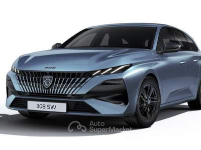 Peugeot 308 Hybrid 145 e-DCS6 SW STYLE+BSN+ALLURE+GT+GT EXCL Blu/Azzurro usata Fara Gera d'Adda