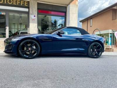 Jaguar F-Type 2.0 i4 300CV aut. Cabrio R-Dynamic *4.800 KM*, IVA Blu/Azzurro usata Ponte San Pietro