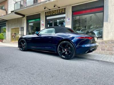 Jaguar F-Type 2.0 i4 300CV aut. Cabrio R-Dynamic *4.800 KM*, IVA Blu/Azzurro usata Ponte San Pietro