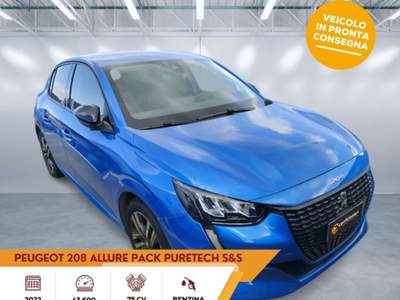 Peugeot 208 PureTech 75 Stop&Start 5 porte Allure Blu/Azzurro usata Sassari