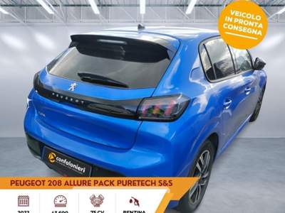 Peugeot 208 PureTech 75 Stop&Start 5 porte Allure Blu/Azzurro usata Sassari
