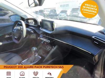 Peugeot 208 PureTech 100 Stop&Start 5 porte Allure Pack Nero usata Sassari