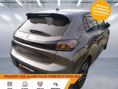 Peugeot 208 PureTech 100 Stop&Start 5 porte Allure Pack Grigio usata Sassari